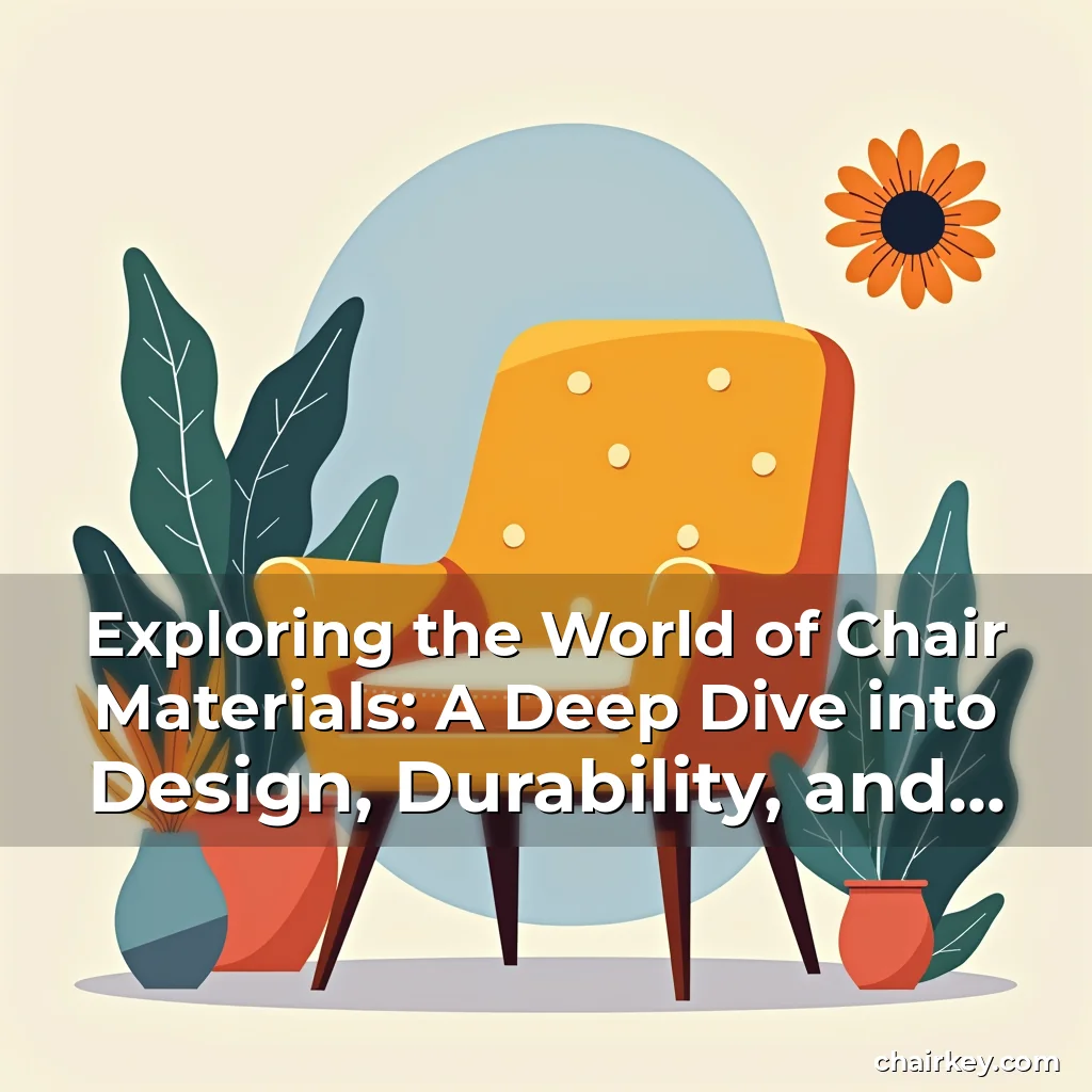 Read more about the article Exploring the World of Chair Materials: A Deep Dive into Design, Durability, and Sustainability