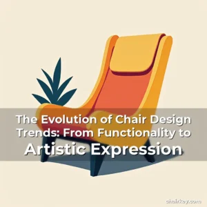 Artistic representation for The Evolution of Chair Design Trends: From Functionality to Artistic Expression
